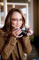 Senior Portrait Coffee Shop City Lights Waterfall-43