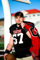 Cedartown High School Football Senior Photographer-45