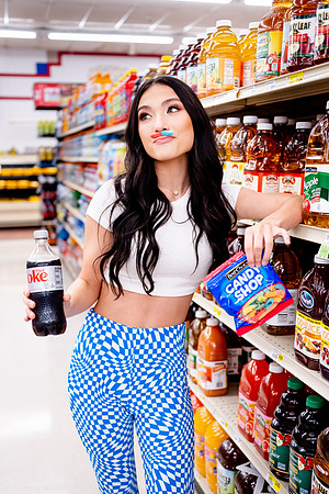 East Paulding Senior Pictures Grocery Store Car Wash -20