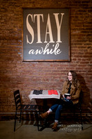 Senior Portrait Coffee Shop City Lights Waterfall-49