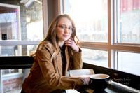 Senior Portrait Coffee Shop City Lights Waterfall-42