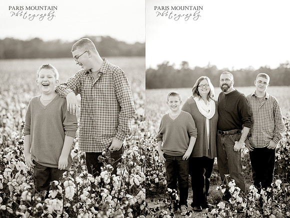 Family Cotton Field Photos 2