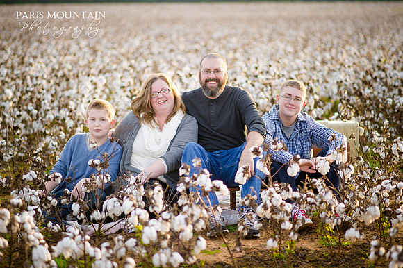 Family Cotton Field Photos 5