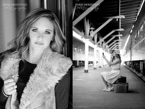 Train Station Senior Portraits 5