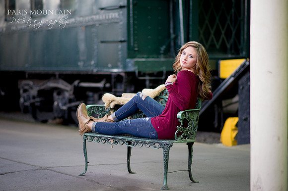 Train Station Senior Portraits 9