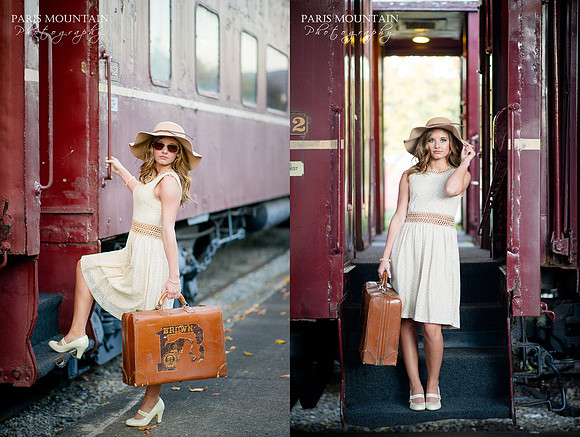 Train Station Senior Portraits 2