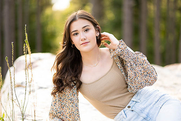 Castle at Wildwood Gardens Senior Portraits-1