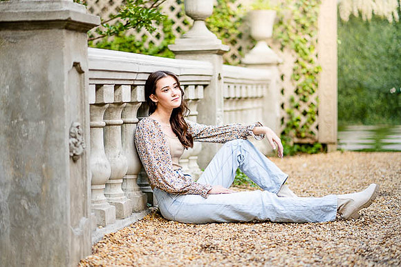 Castle at Wildwood Gardens Senior Portraits-16