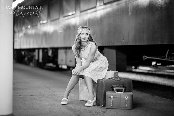 Train Station Senior Portraits 33