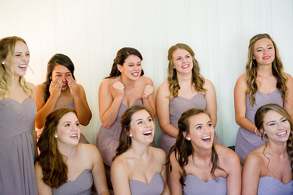 Bridesmaids first look 1