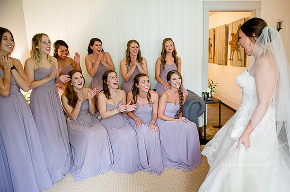 Bridesmaids first look 3