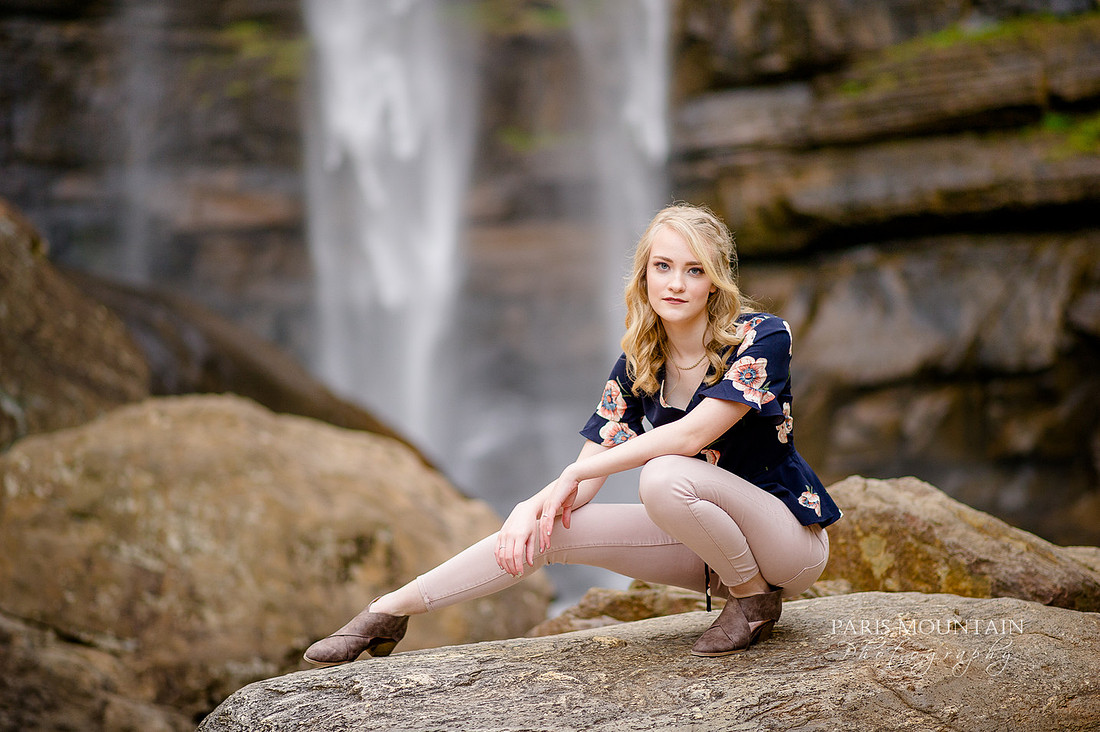 Georgia Waterfall Senior Portraits -29