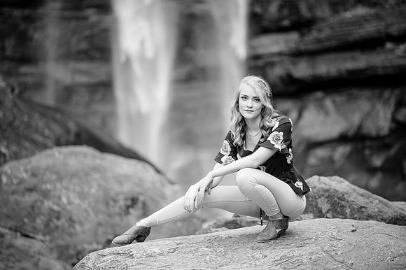 Georgia Waterfall Senior Portraits -30