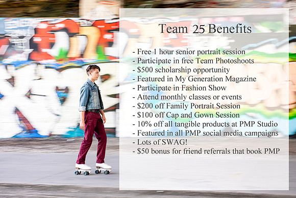 Team 25 benefits