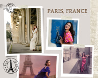 Beige and White Travel Paris Landmarks Photo Collage