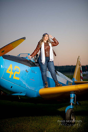Cartersville Senior Portrait Photographer Airplane Fall-42