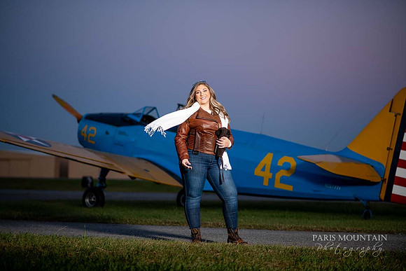Cartersville Senior Portrait Photographer Airplane Fall-43