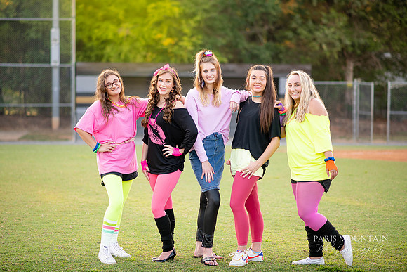 80s Themed Senior Portrait Session-11