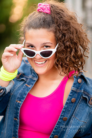 80s Themed Senior Portrait Session-35
