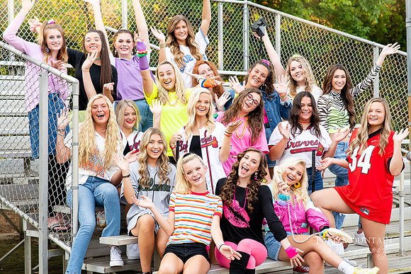 80s Themed Senior Portrait Session-3