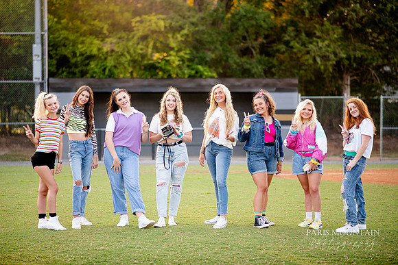 80s Themed Senior Portrait Session-12