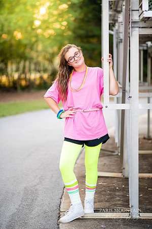 80s Themed Senior Portrait Session-20