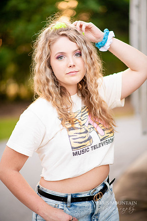 80s Themed Senior Portrait Session-27