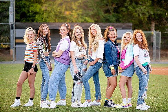 80s Themed Senior Portrait Session-13