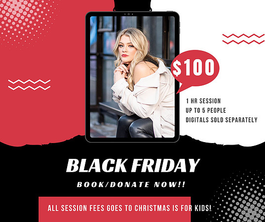 Red Black Friday Fashion Online Sale Facebook Post