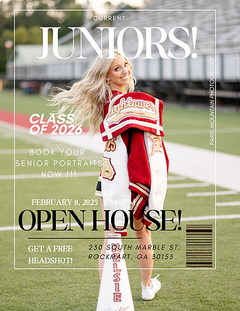 Team 26 open house ad