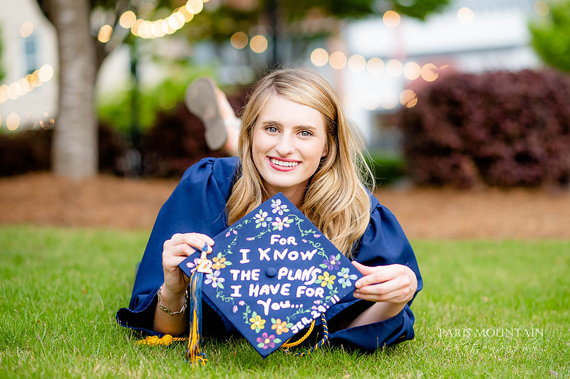 Paris Mountain Photography | Cap and Gown | Graduation | Photography