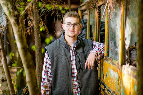 Old Car Senior Portrait-8