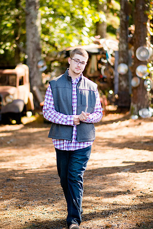 Old Car Senior Portrait-5