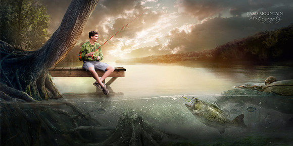Senior Portrait Fishing-1