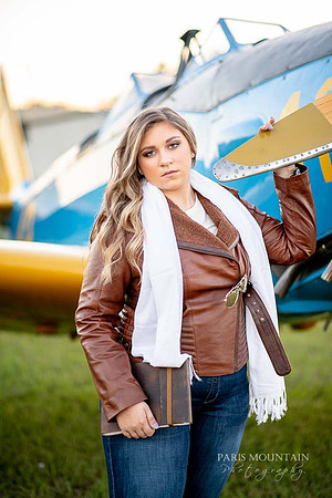 Cartersville Senior Portrait Photographer Airplane Fall-36